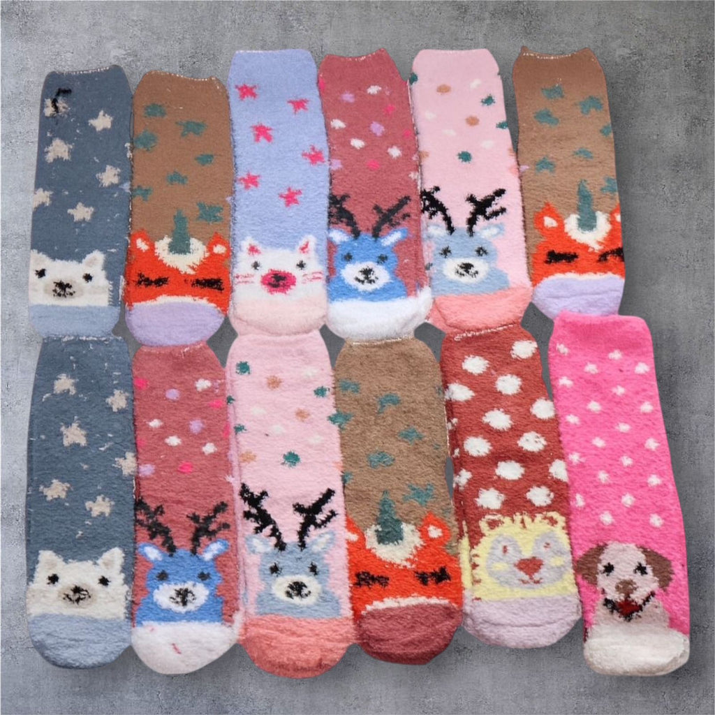 Medias Peluche PAQ X12