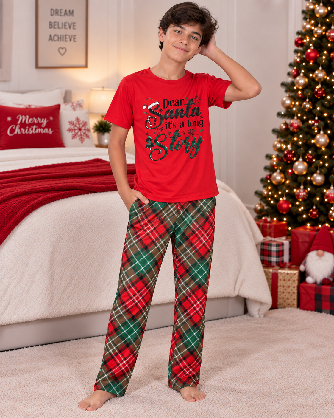 Pijama Navideña Juvenil UNISEX