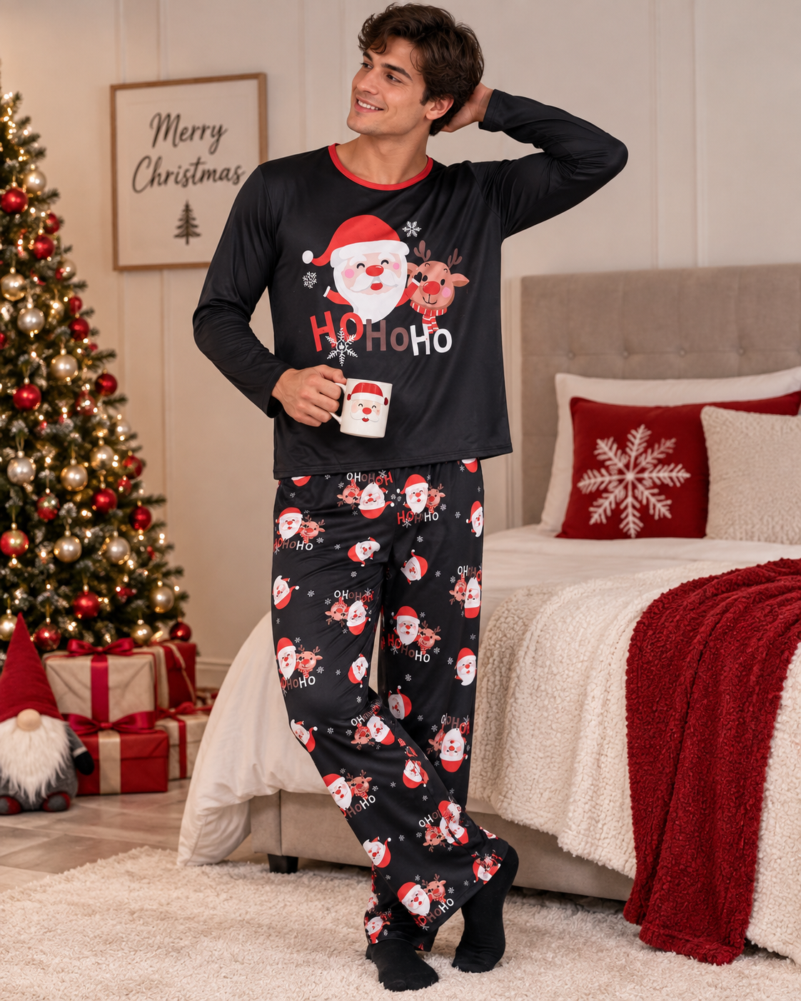 Pijama Navideña Caballero