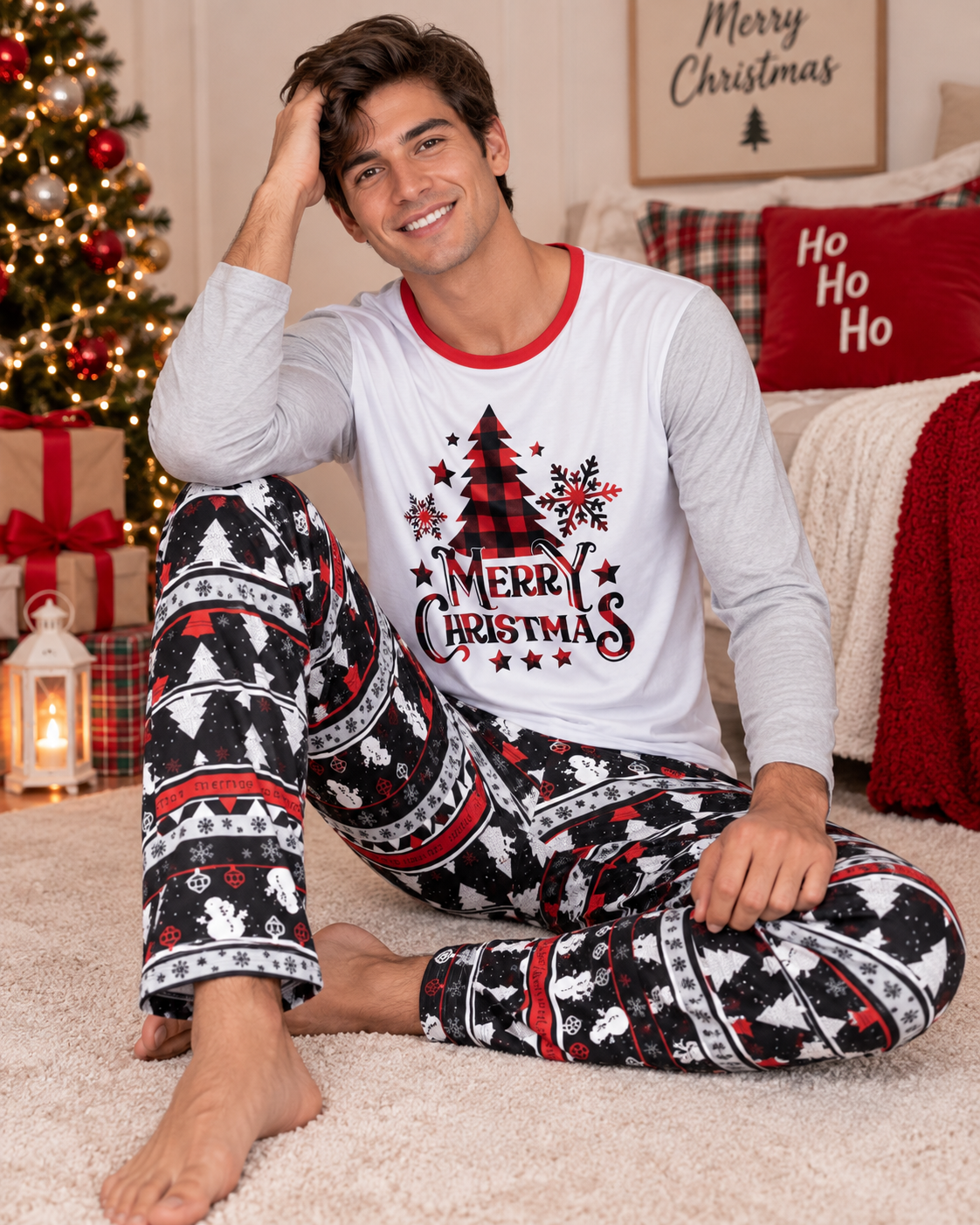 Pijama Navideña Caballero