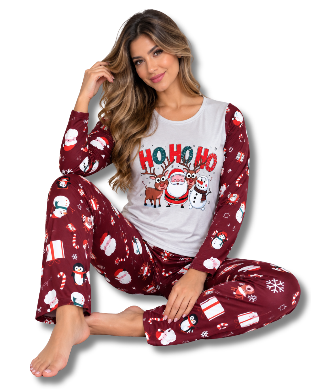 Pijama Navideña Dama ML