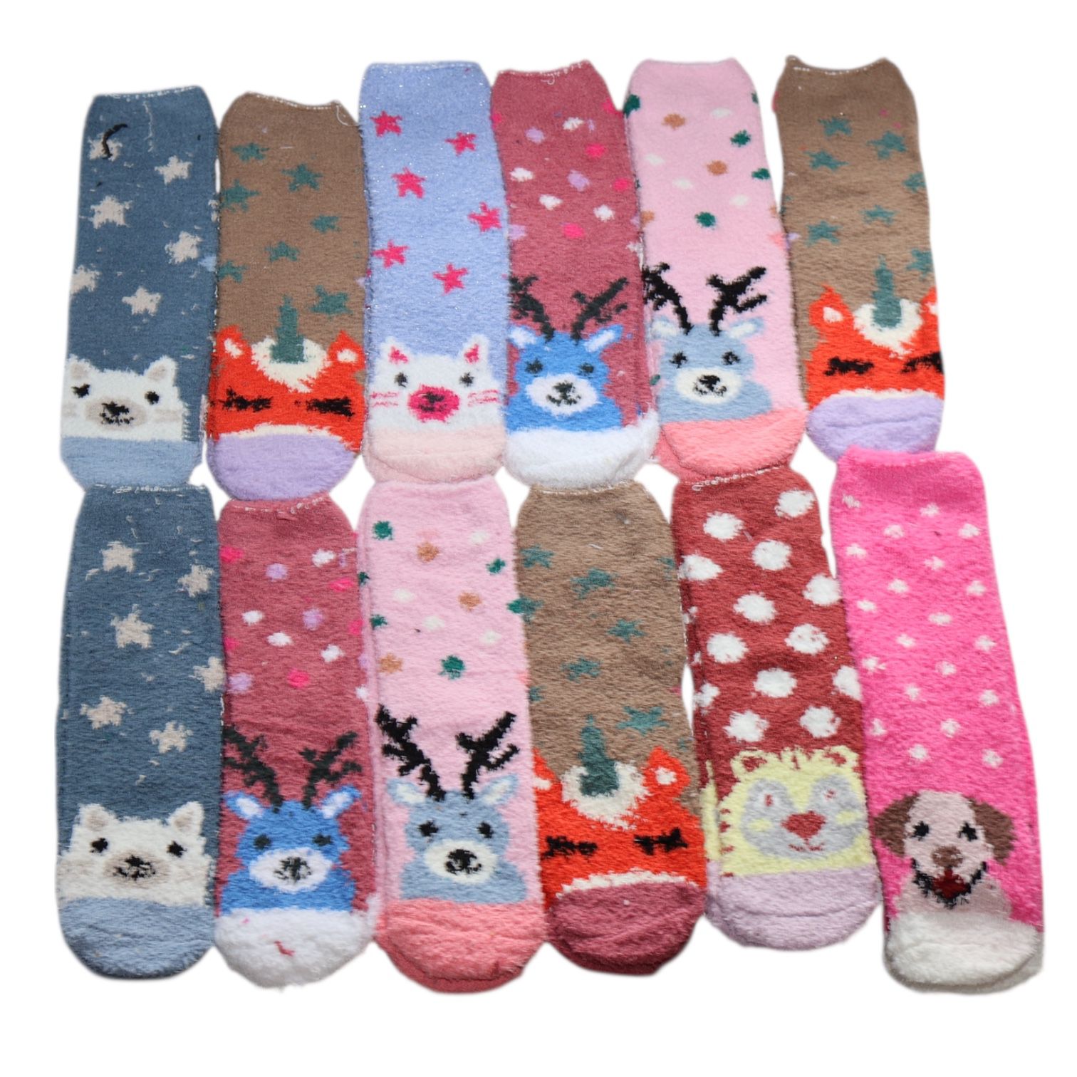 Medias Peluche PAQ X12