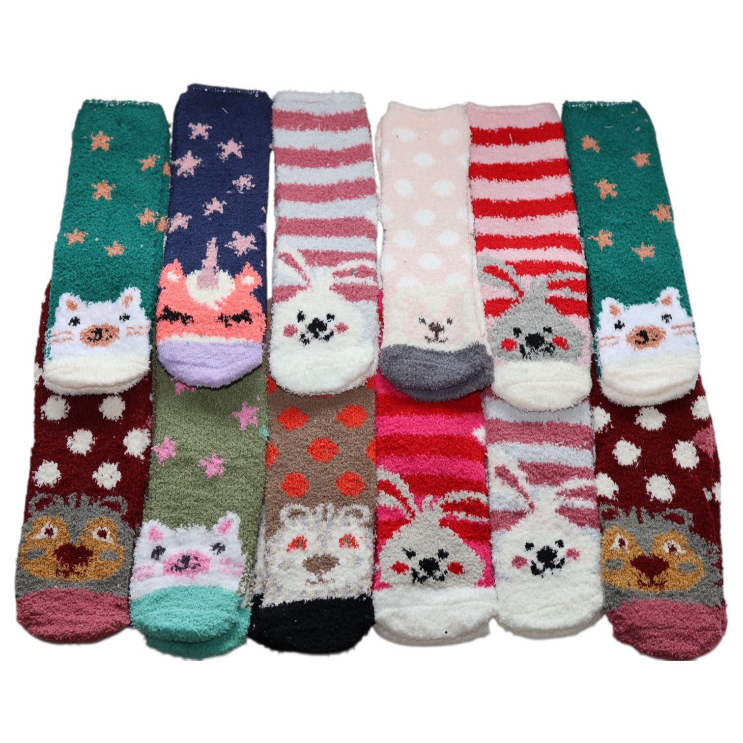 Medias De Peluche PAQ X12