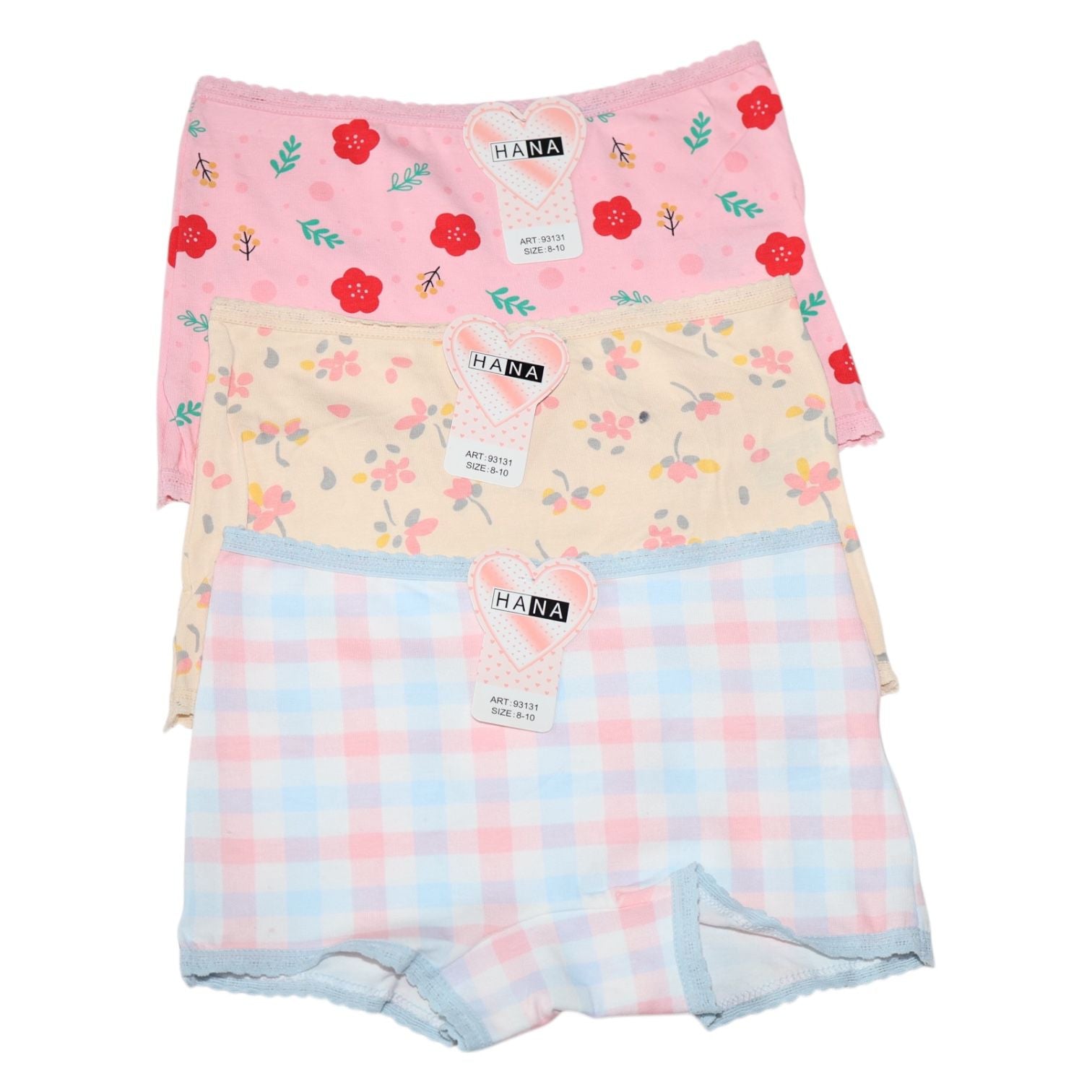 Boxer para Niña HANA PAQ X3