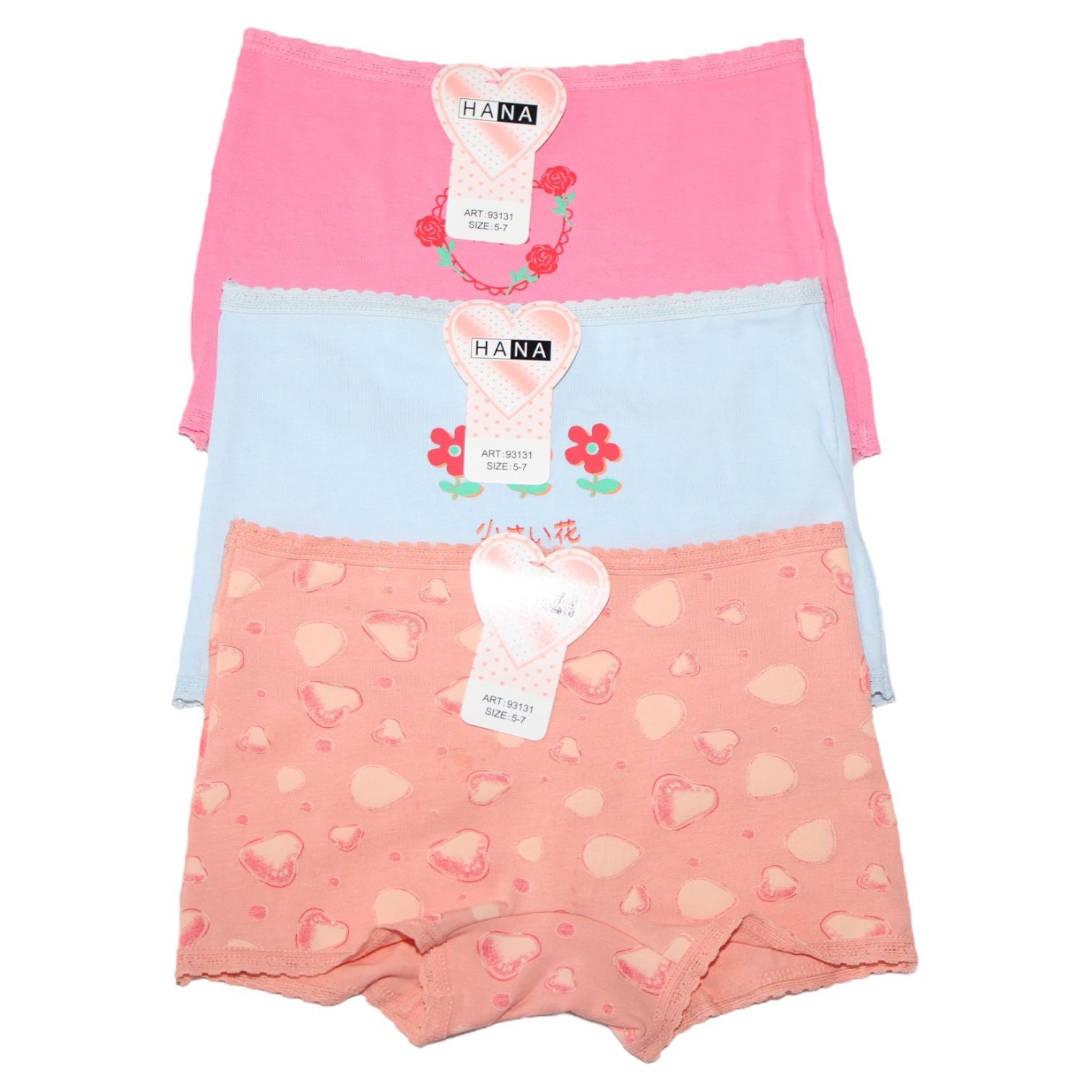 Boxer para Niña HANA PAQ X3