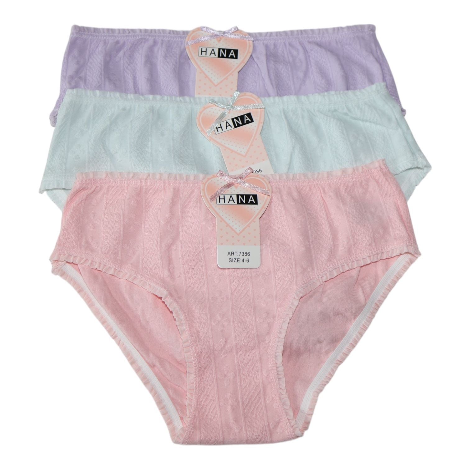 Calzón de Niña HANA PAQ X3