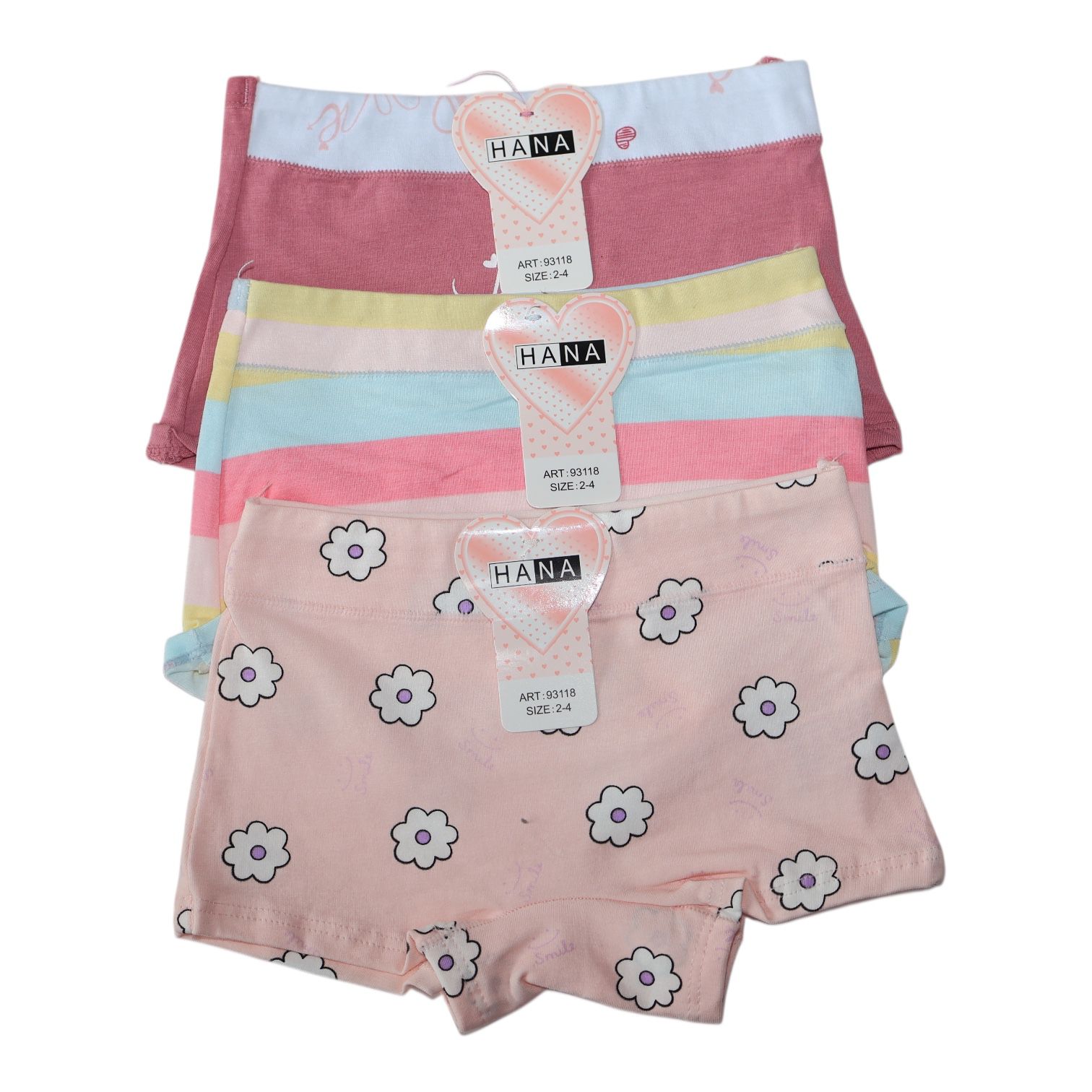 Boxer de Niña HANA PAQ X3