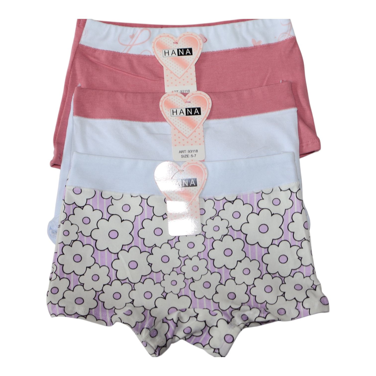 Boxer de Niña HANA PAQ X3