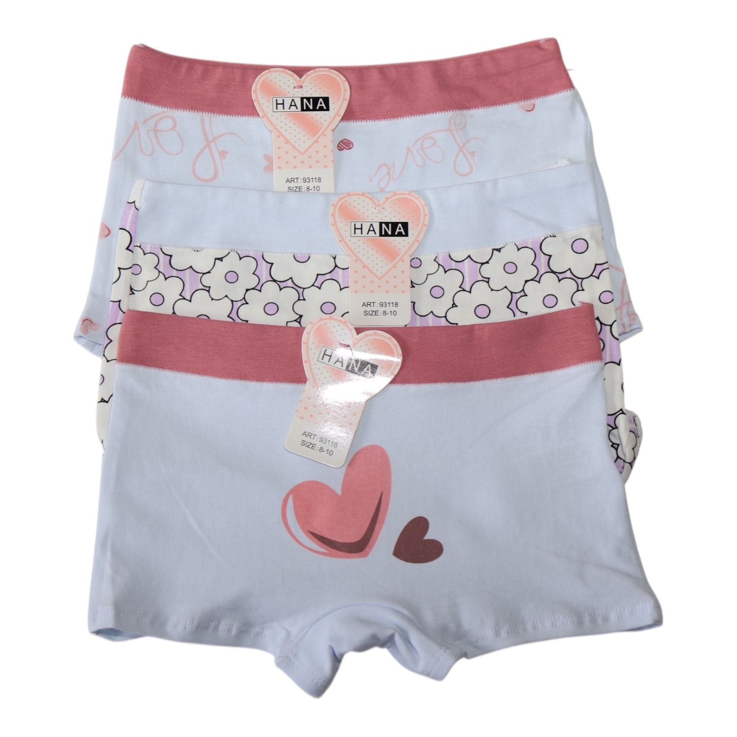 Boxer de Niña HANA PAQ X3