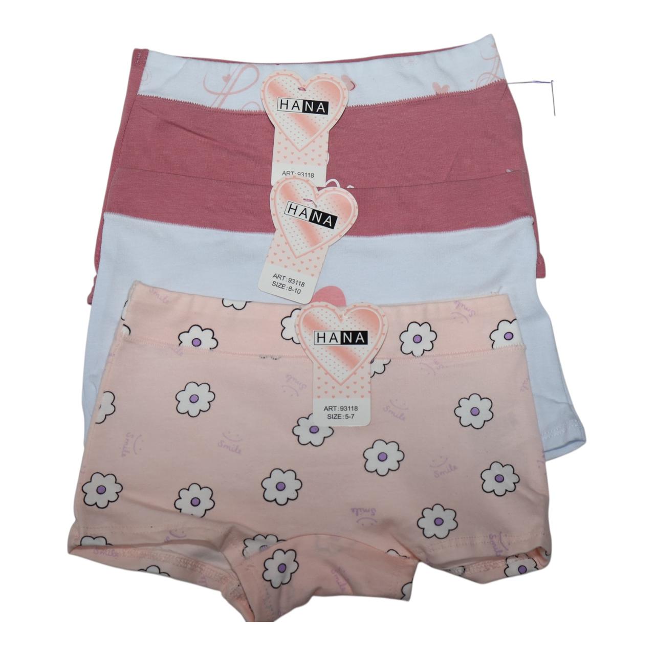 Boxer de Niña HANA PAQ X3