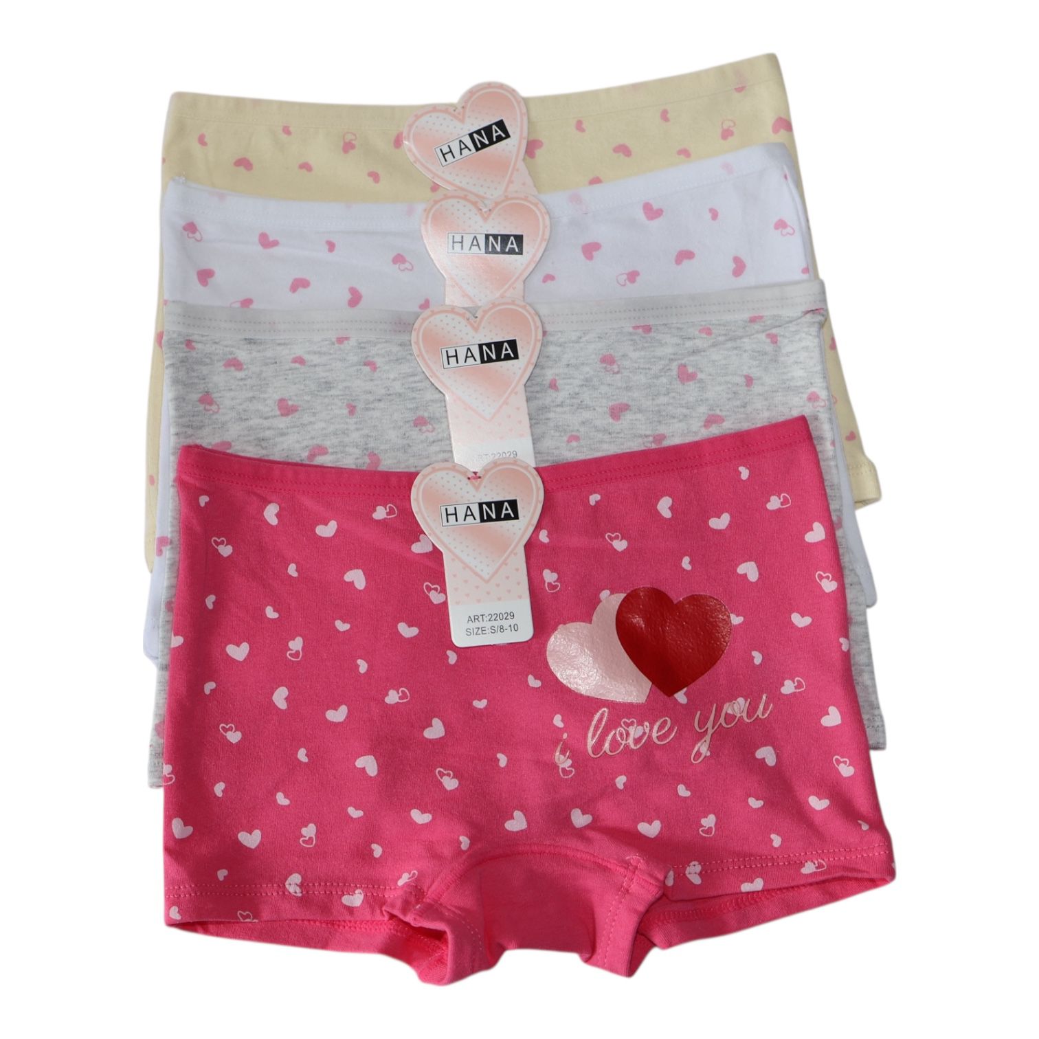 Boxer de Niña HANA PAQ X3