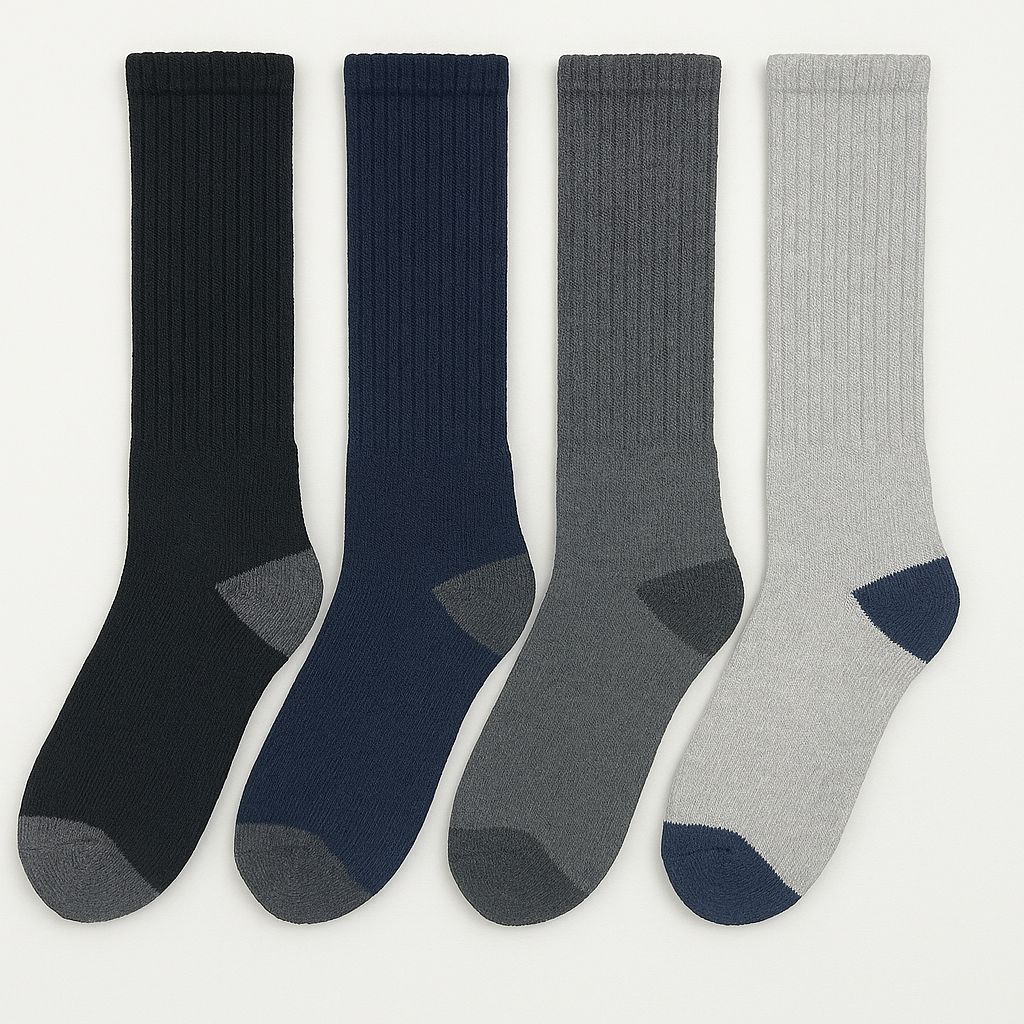 Medias para Caballero Altas PAQ X12