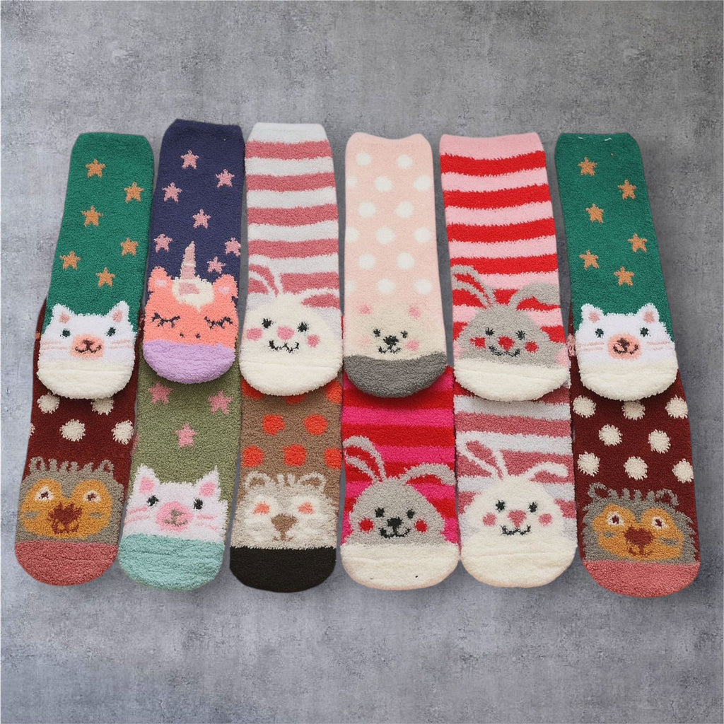 Medias De Peluche PAQ X12